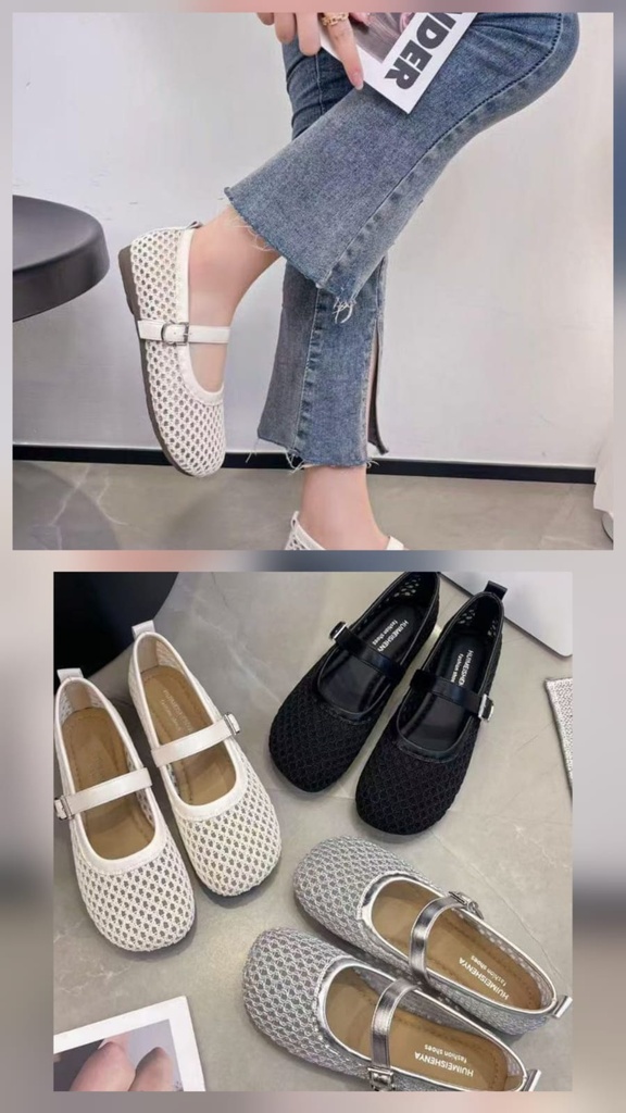 Mesh ladies dollshoes