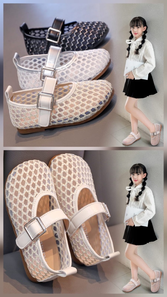 Kids Mesh Dollshoes