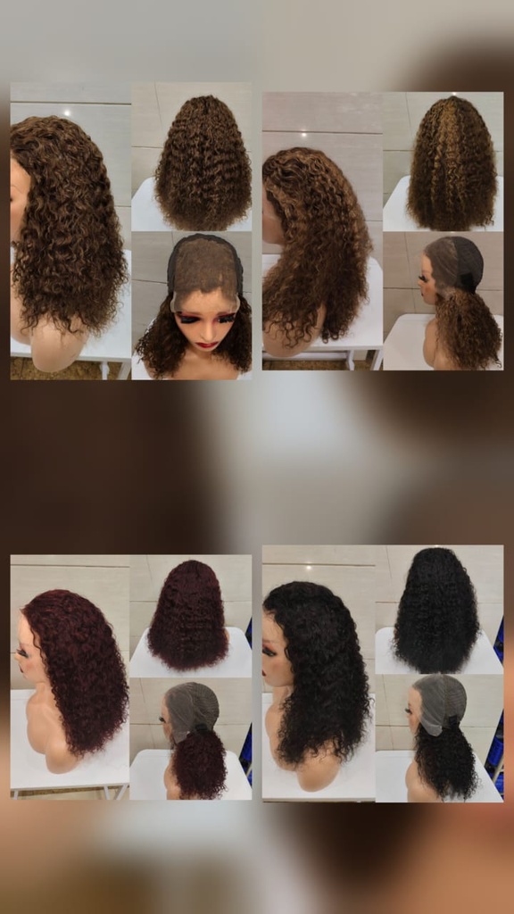 Double-Drawn Human hair watercurl