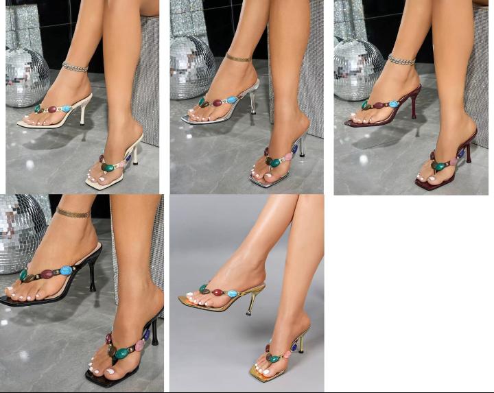 Bohemian Beaded Heels