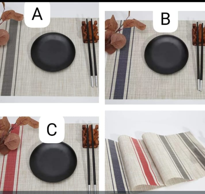 Table Plate Mats