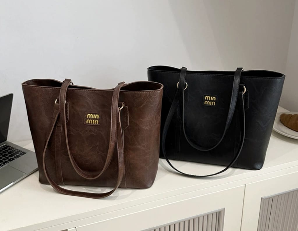 Min Min Leather Tote Bag 