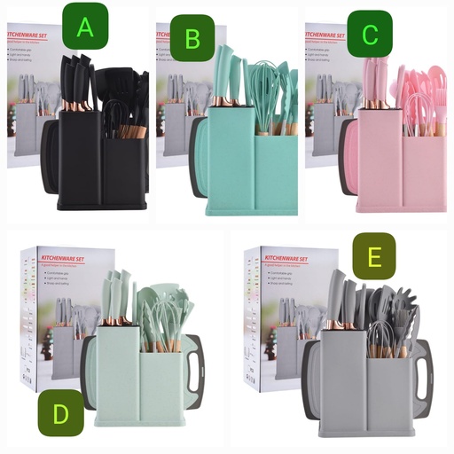 [KW-004] 19 PCS Silicone Set