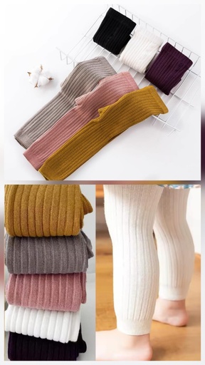 Cotton Open Legged Stockings 